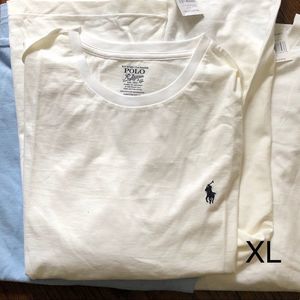 RALPH LAUREN POLO Mens Short Sleeve Crew Neck Short Sleeve White T-Shirt XL